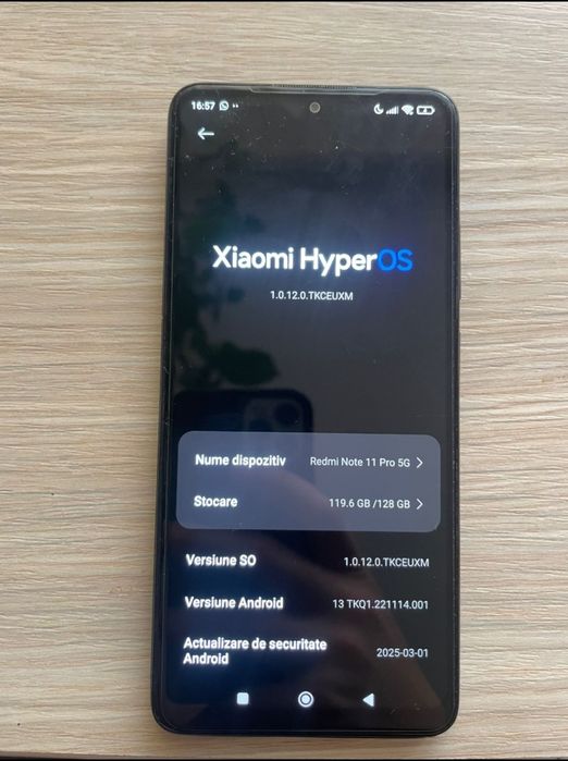 Xiaomi Redmi Note 11 Pro 5G 6GB Ram 128GB