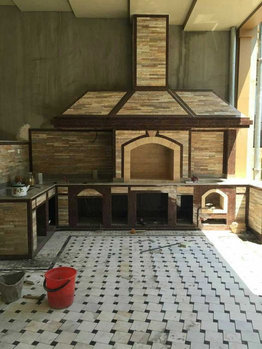 Летние кухни,Казаны, Барбекю, Камины.