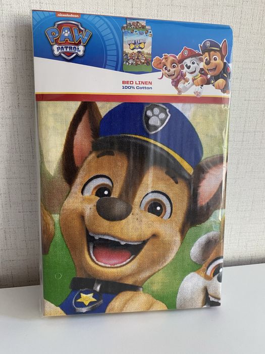 Детски спален комплект от 2 части Paw Patrol One Team Пес Патрул, за кошарa/малко легло