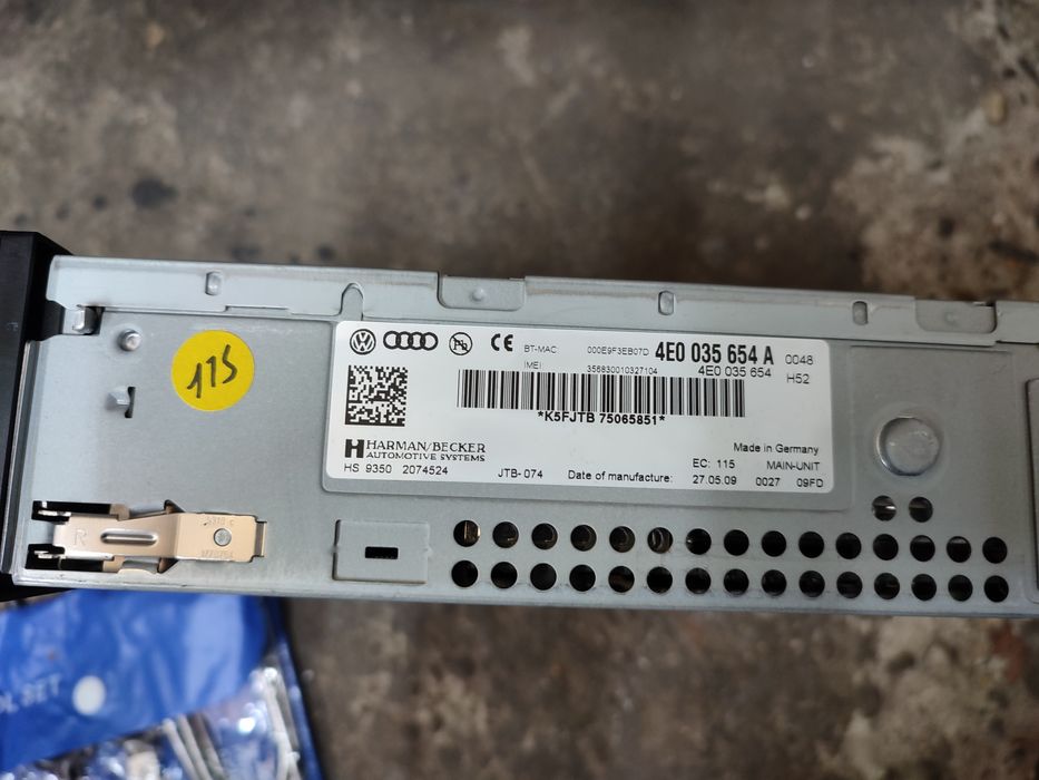 Unitate MMI 3G cu SIM Audi A6 C6 Facelift 4e0 035 654 A