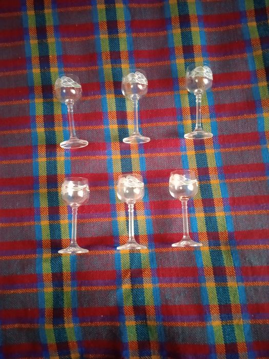 Чешские фужеры ,наборы по 6 штук