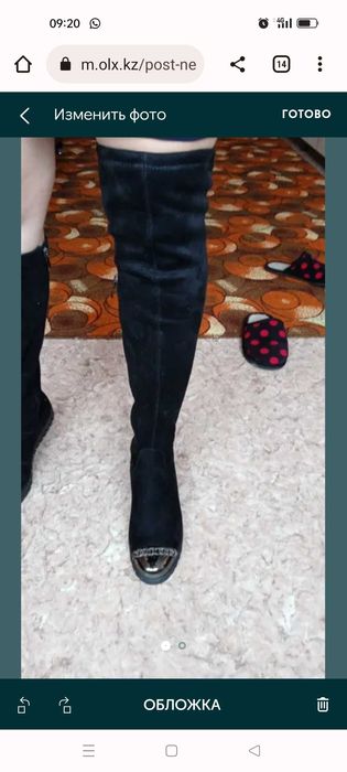 Демисезонные сапоги чулки