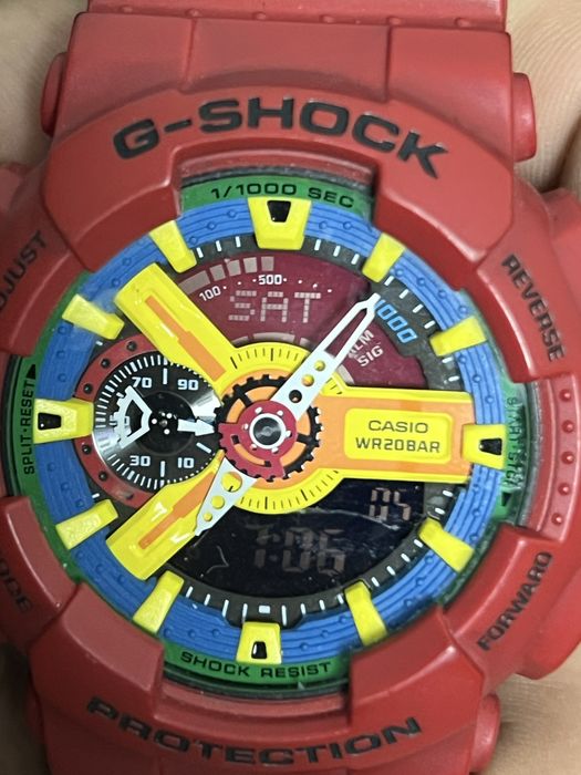 Casio G-Schok Red