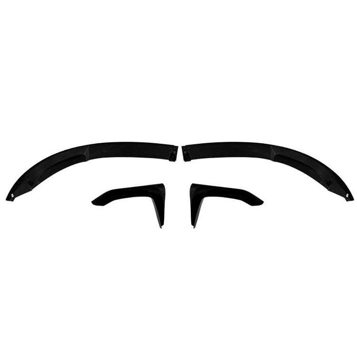 Prelungire Lip Bara Fata cu Splitere M3 M4 BMW F80 F82 F83, Negru Luci