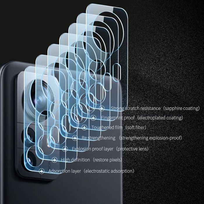 Xiaomi 14T Pro 12T Pro 12 Lite 12 Pro / 3D 9H Стъклен протектор камера