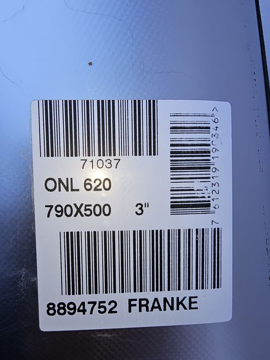 Chiuveta dublă Franke inox, cu corp mobilier