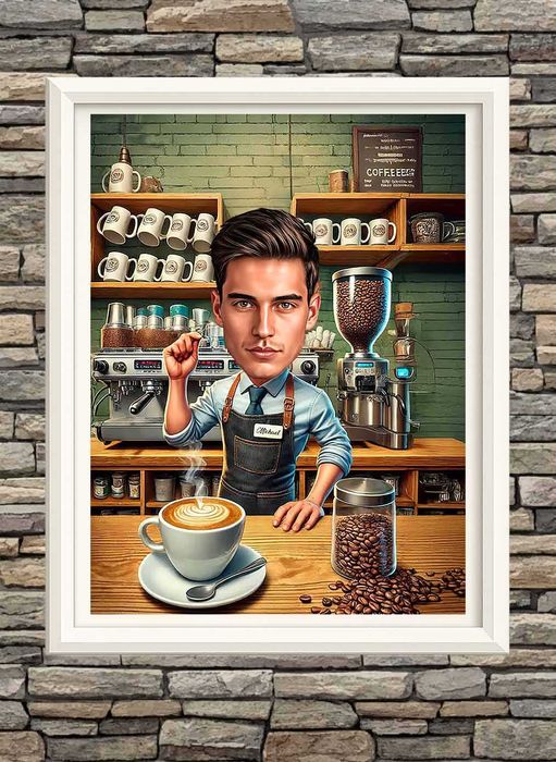 Карикатура по снимка за рожден ден, годишнина или друг повод