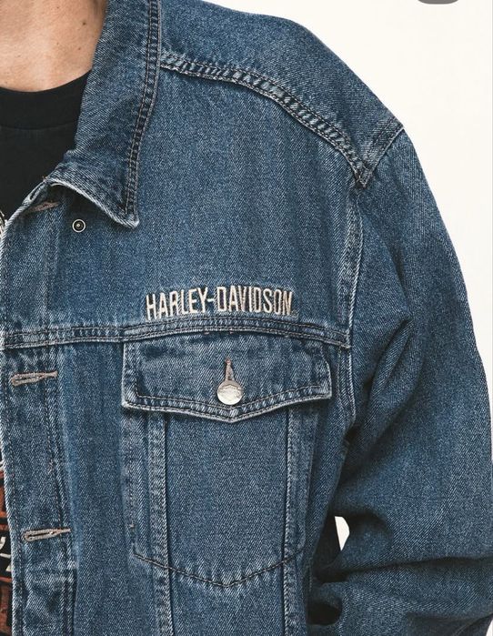 Jachetă denim moto Harley Davidson..