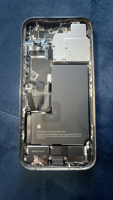 Capac spate complet iphone 14 pro simplu estetic 9 din 10 space grey