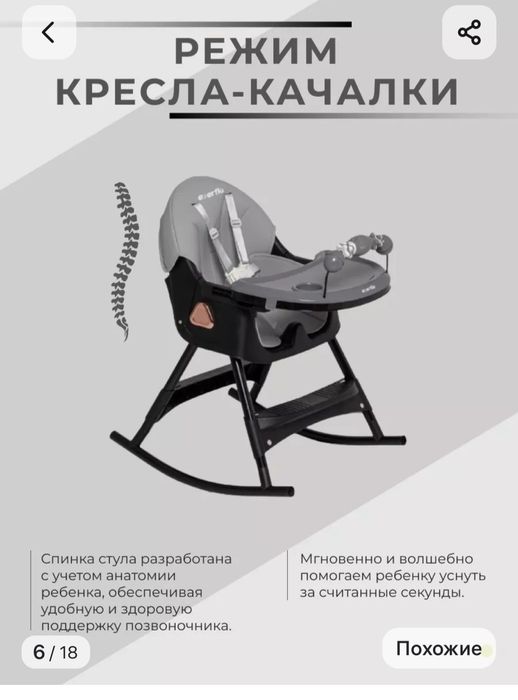 Детский стул для кормления
