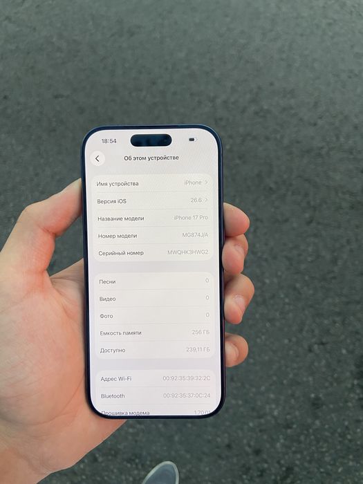 Продам Iphoen 17 Pro 256gb 100%