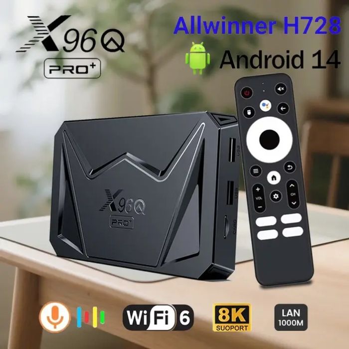 ТВ Бокс X96Q Pro Plus TVbox,8 core,64 rom, Android 14 Нов
