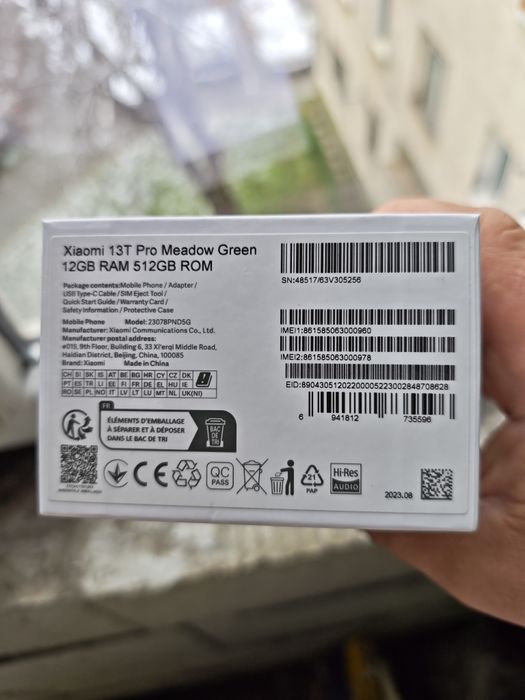 Vând Xiaomi 13T Pro Meadow Green 512 GB Nou