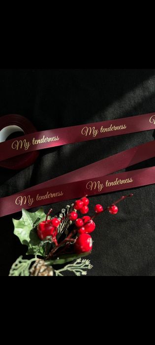 Ленты с текстом, орнаметом