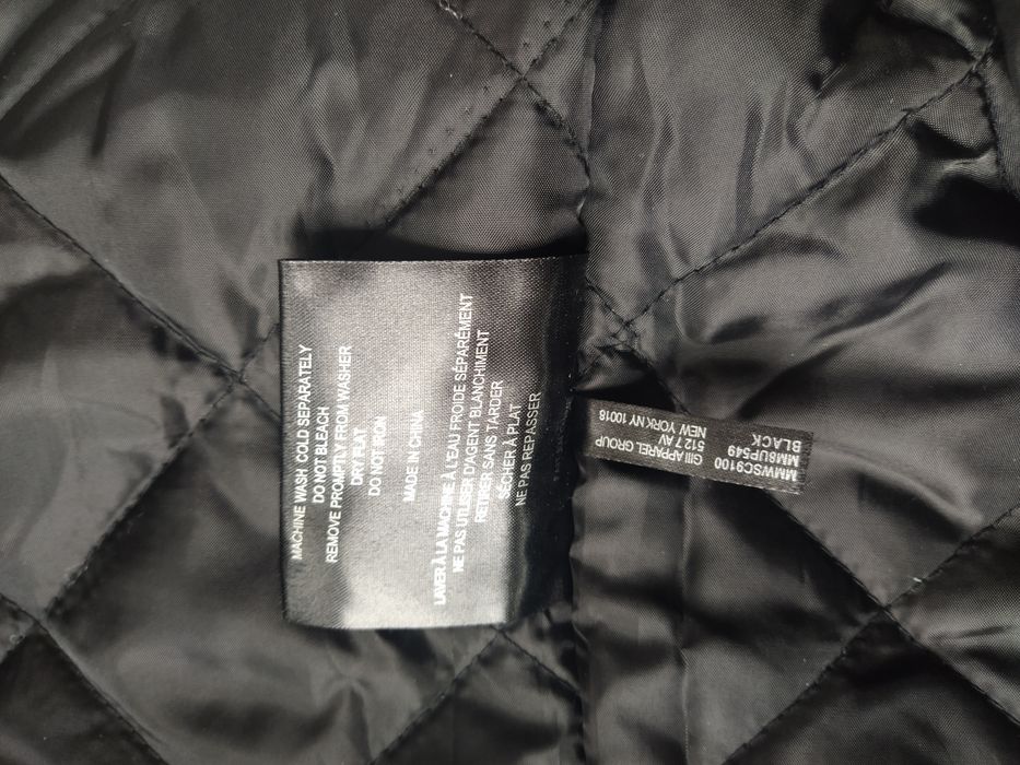 Чисто ново мъжко яке парка Mark New York by Andrew Marc черно М L