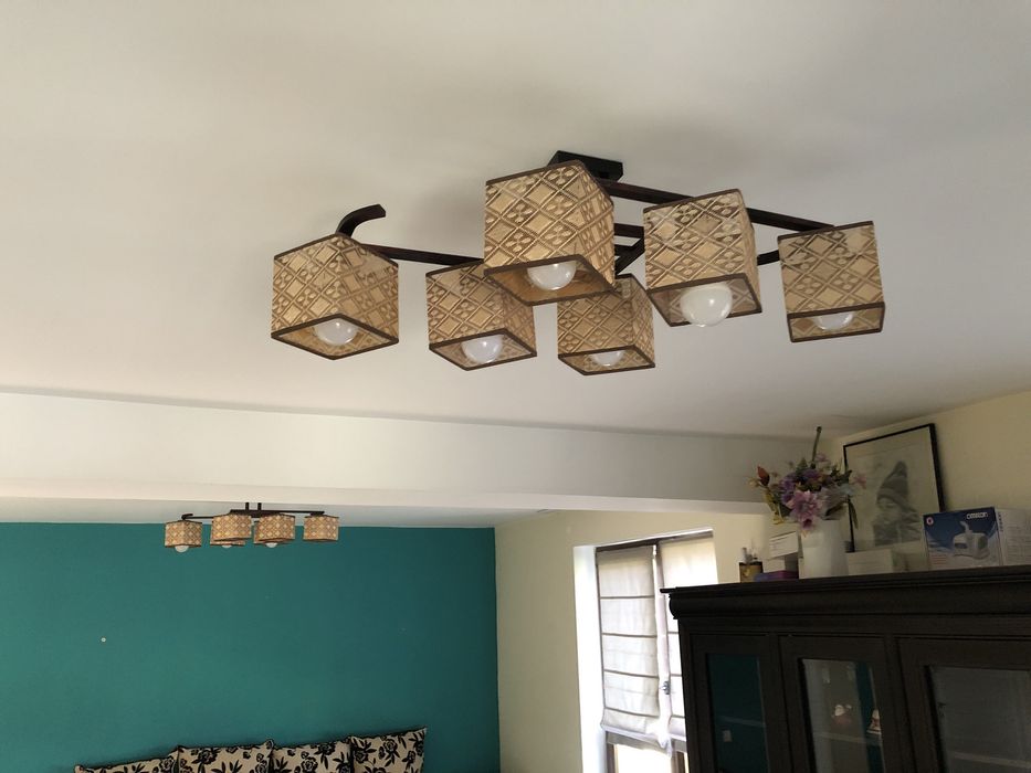 Lustra electrica rustica