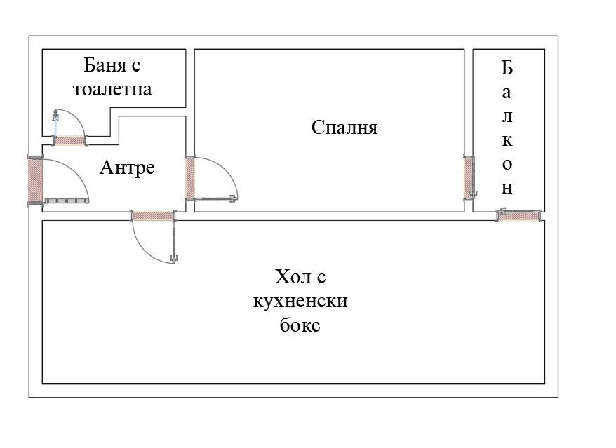 2-стаен в София-Витоша