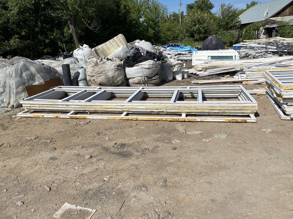 Рамы окна пвх бу без стекла