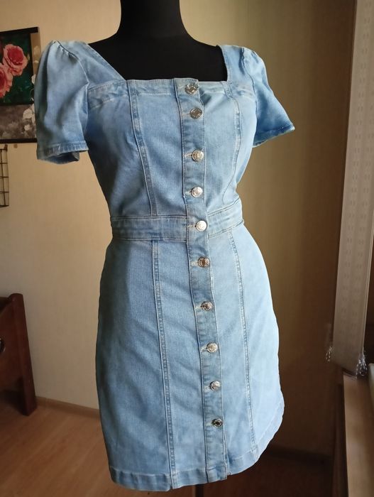 Джинсовое платье