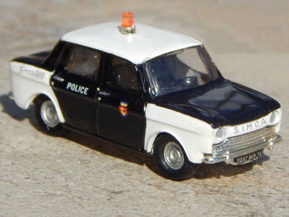 Macheta masina de politie Simca 1000 Norev Franta scara 1:86