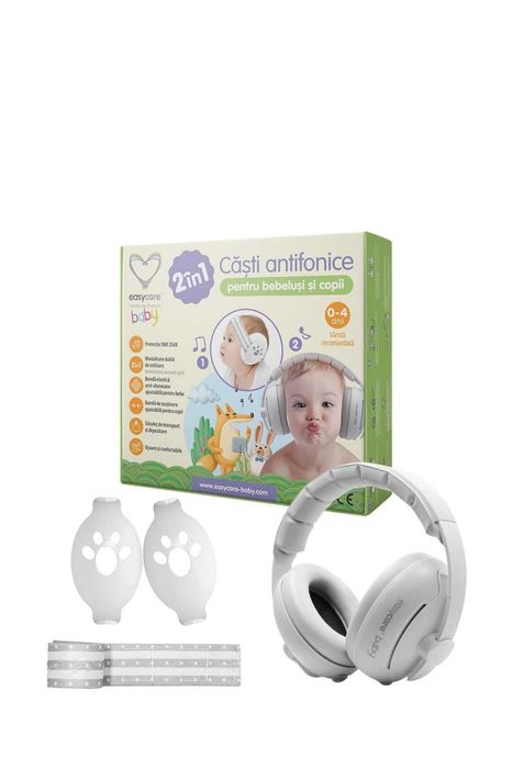 Casti antifonice pentru bebelusi si copii Easycare Baby, 0-4 ani
