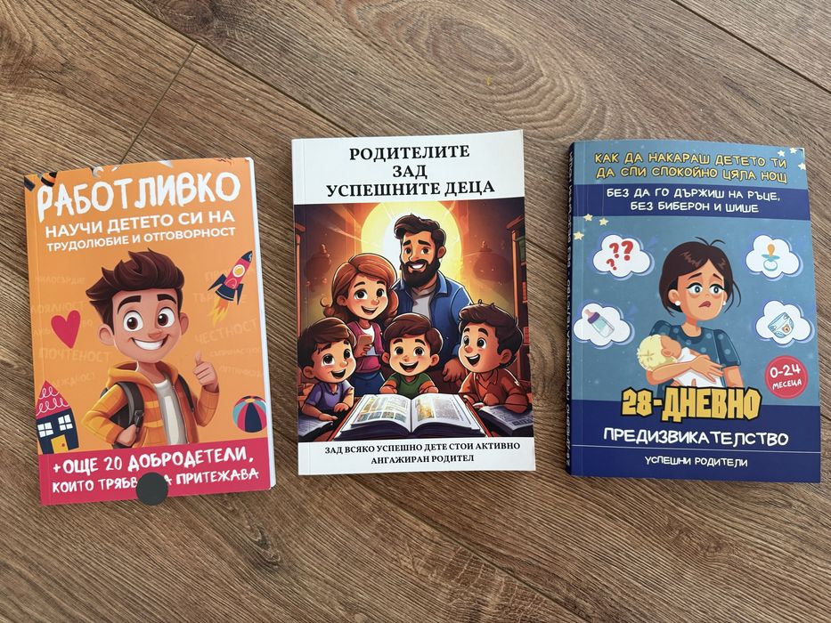 Книги детско развитие - 3 броя - 12 €