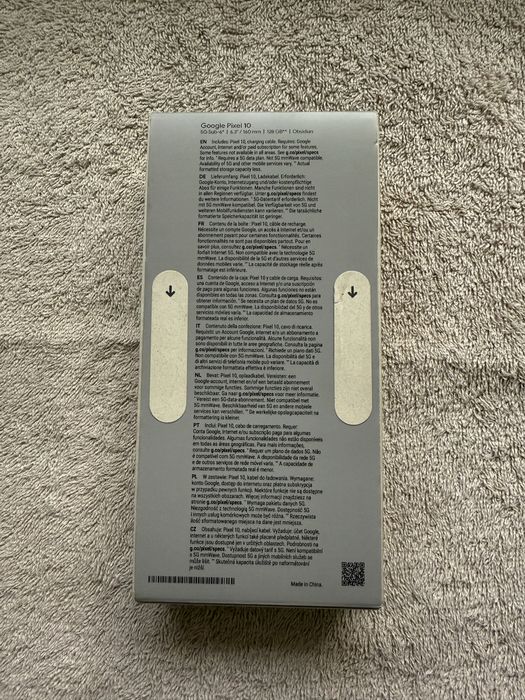 google pixel 10 128 GB SIGILAT