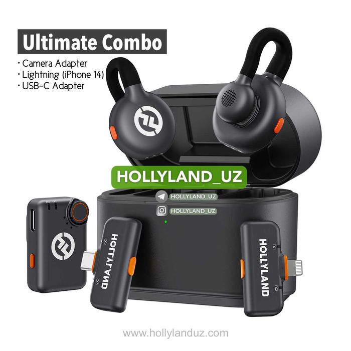 Hollyland LARK M2S Ultimate Combo - Беспроводной Микрофон петличка