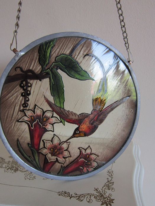 cadou rar Pasare Colibri Suncatcher Tiffany Germany