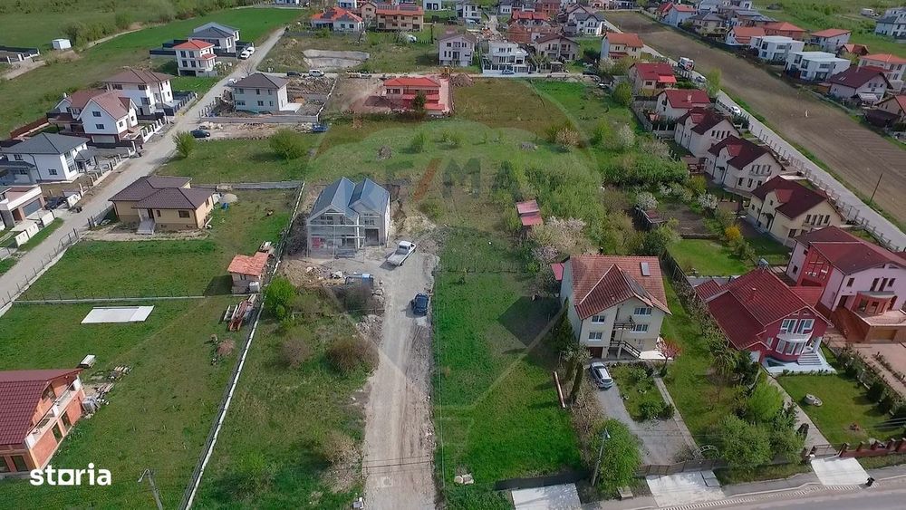 Teren cu autorizatie de constructie la intrare in Chinteni, Comision 0