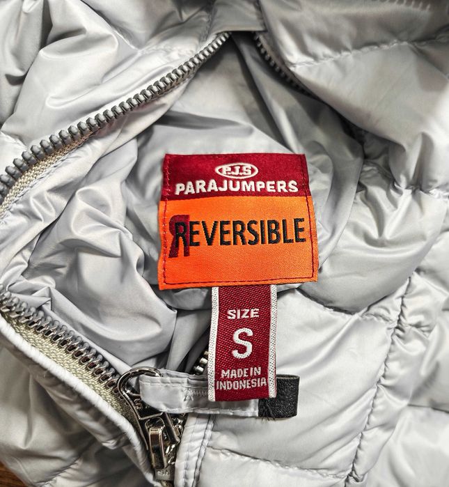 Parajumpers Оригинално дамско яке с две лица и пух размер S