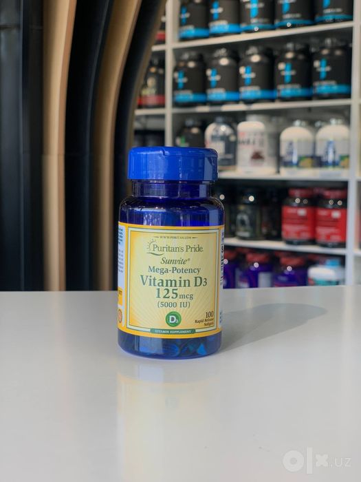 puritan's Pride vitamin d3 5.000 iu 125 mcg . д3