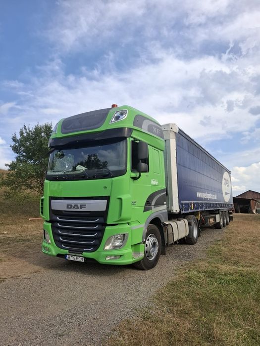 Daf xf 440 euro 6  600.000km și semiremorca 2019