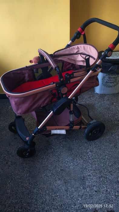 Бебешка комбинирана количка 3в1 Zizito Fontana