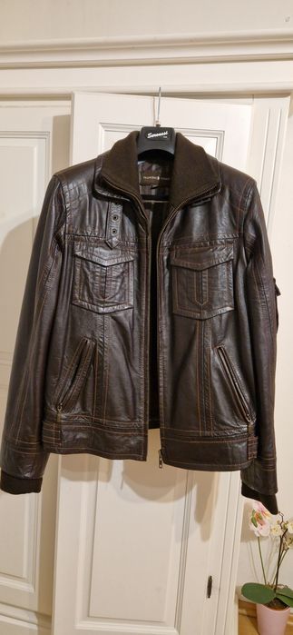 Geaca piele barbati