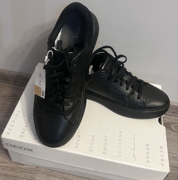 Мъжки кожени обувки Geox Respira