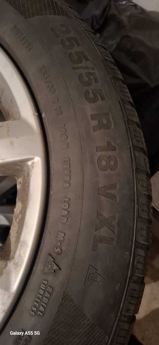 Anvelope de iarna și set cauciucuri de iarna  cu genti aluminiu pe18