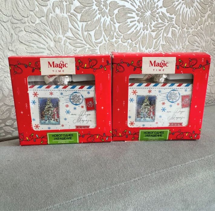 Стеклянные игрушки на елку