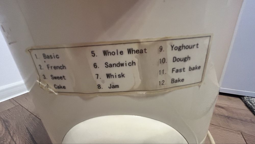 Masina paine gem cheescake 12 programe