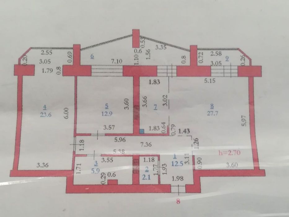 Продам 3 комнатную квартиру