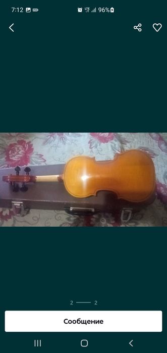 Skripka 3/4.razmer xamma joylari 100% ishlab turbdi