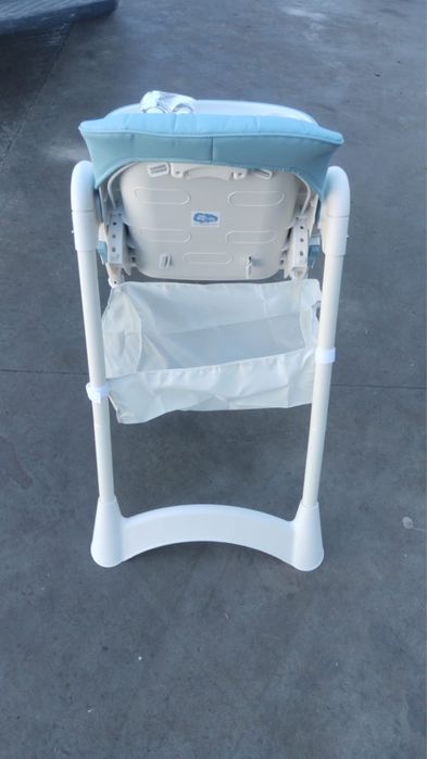 Scaun de masa reglabil Little Mom cu roti si cos pentru accesorii Blue