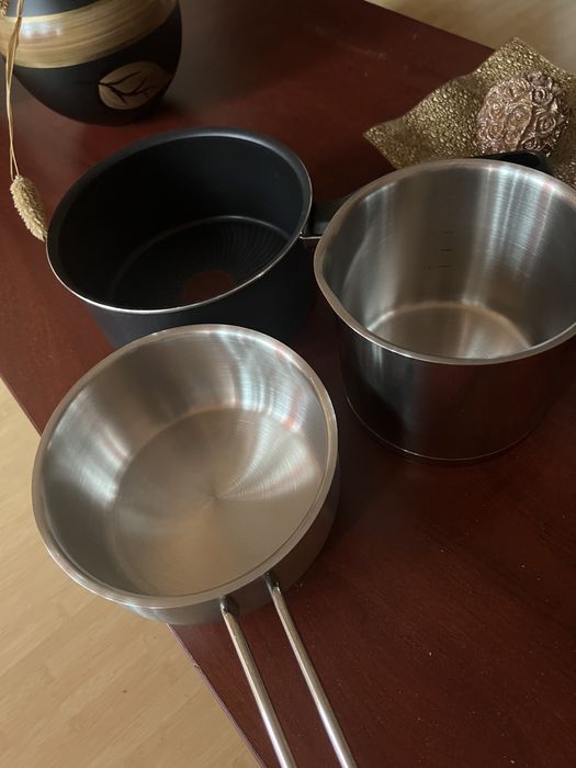 Cratita tefal noua, 2 cratite inox o singura utilizare