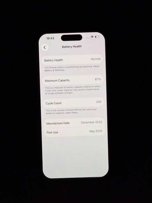 IPhone 15 Pro Natural Titanium 128gd