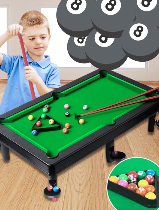 Bolalar uchun mini biliard stoli - o‘yinchoq (yangi)