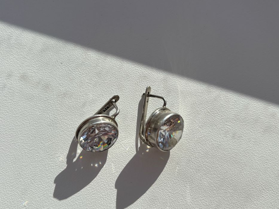 Серьги серебряные