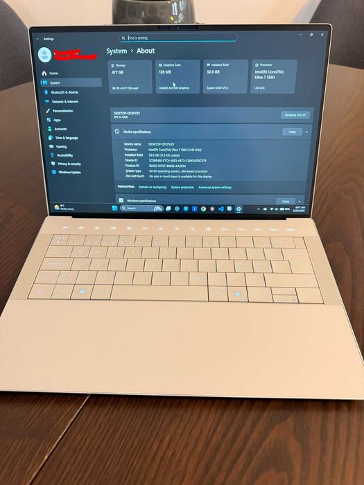 Dell XPS 14 9440 - Intel Ultra 7, 32 gb RAM, 512 gb SSD