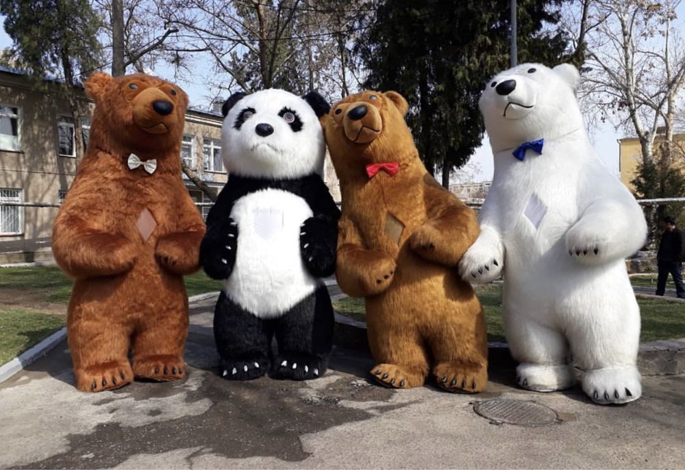 Ayiqlar SOTILADI Изготовление надувных  костюмов в ташкенте