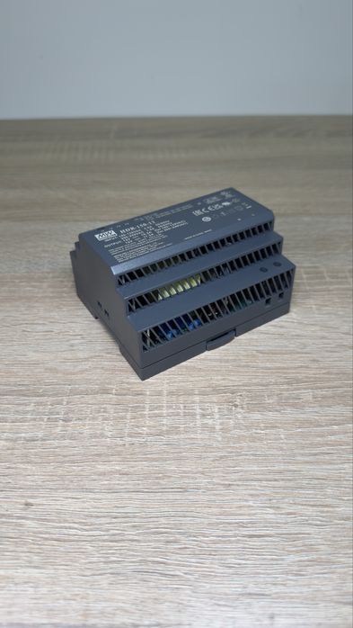 Mean Well HDR-150-12 — 12 V / 150 W DIN-ray Quvvat Manbai