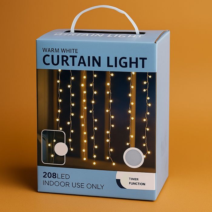 Светлинна завеса 208 LED POMPON